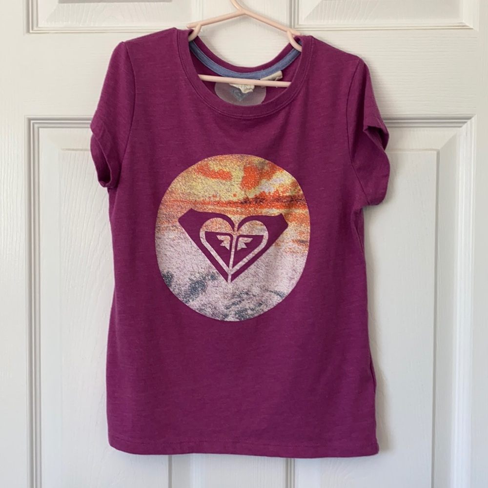 Roxy Graphic Logo Tee, Size S (8/10)